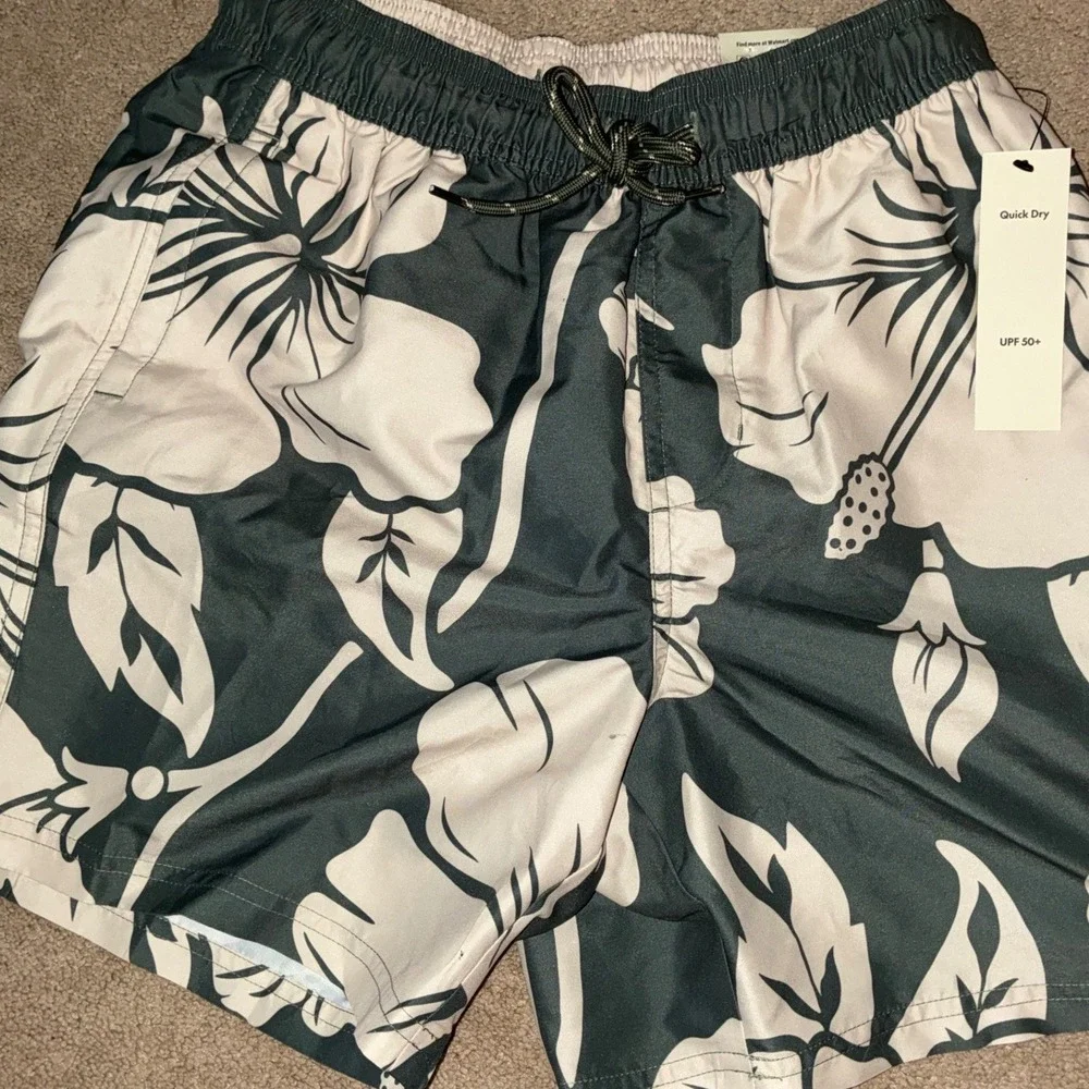 No Boundaries Swim Trunks Mens Small Multicolor 6